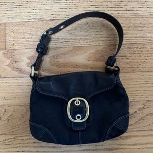 Small black Coach small purse